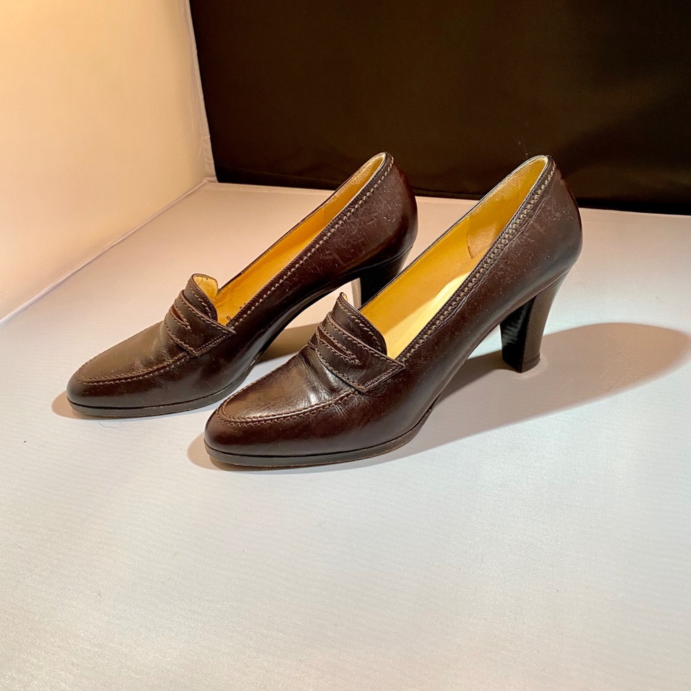 Bruno Magali penny loafers heels
